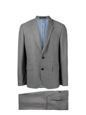 Mens Tailored Fit 2 Button Suit