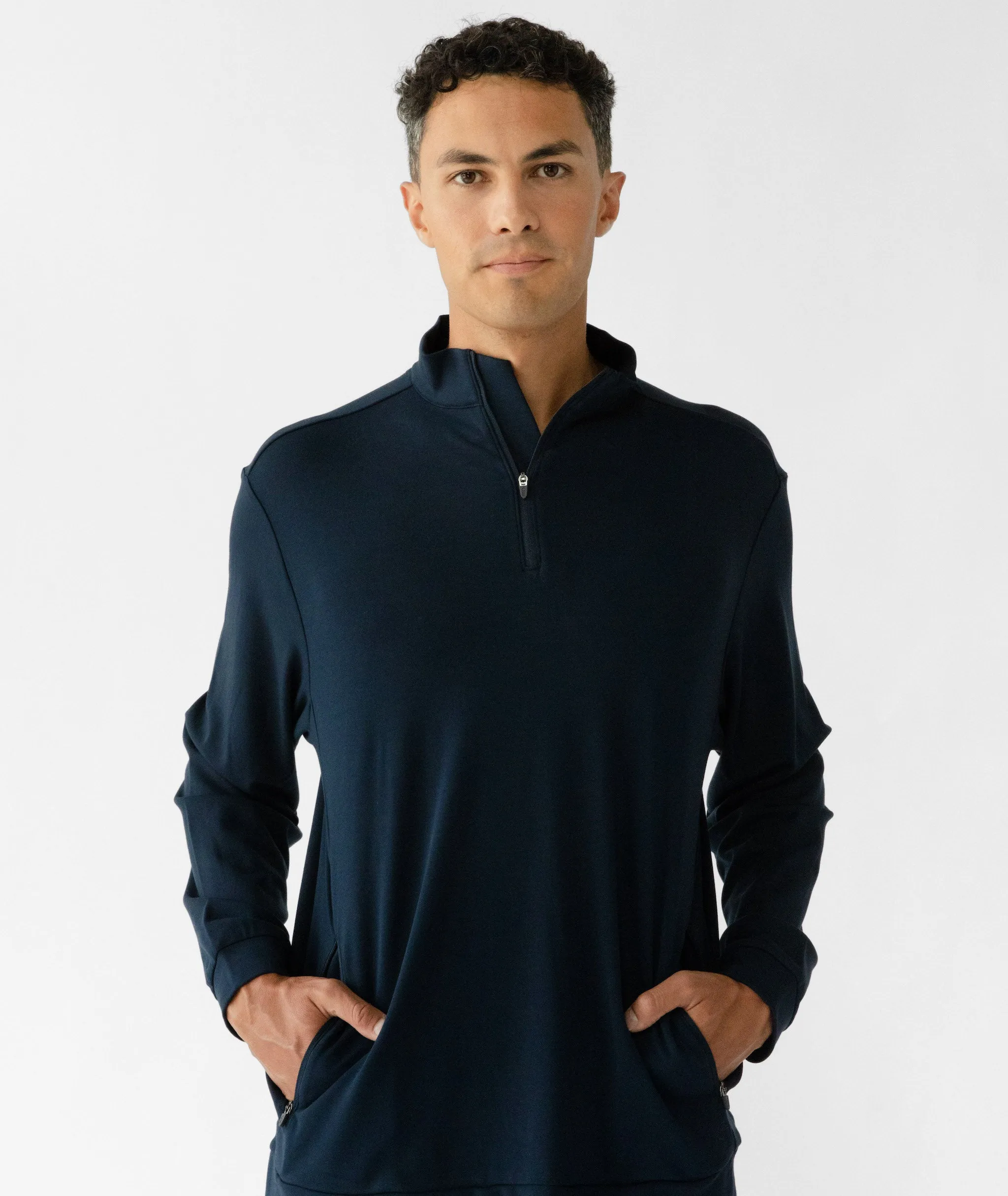Men's Ultra-Soft Bamboo Quarter Zip