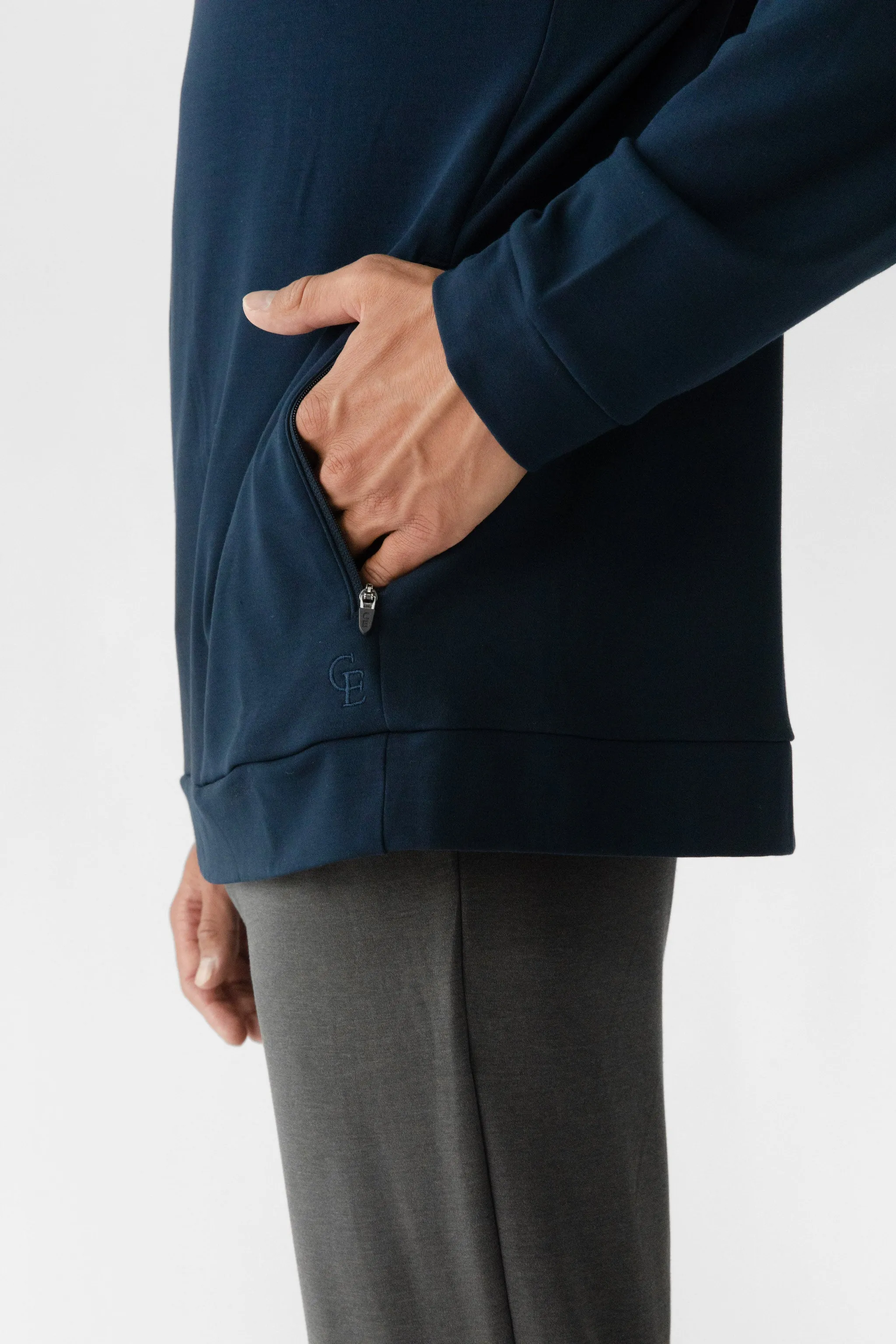 Men's Ultra-Soft Bamboo Quarter Zip