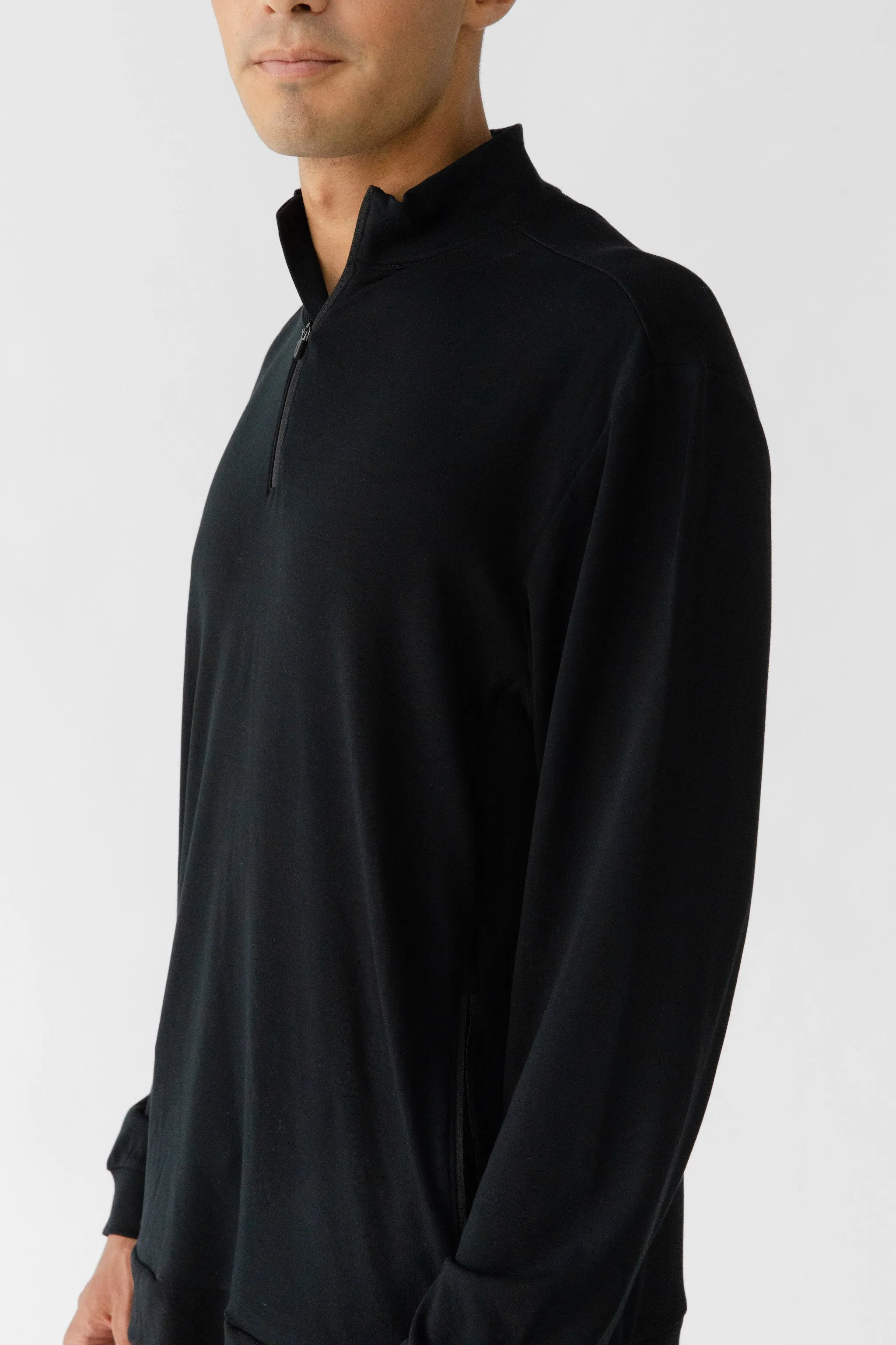 Men's Ultra-Soft Bamboo Quarter Zip