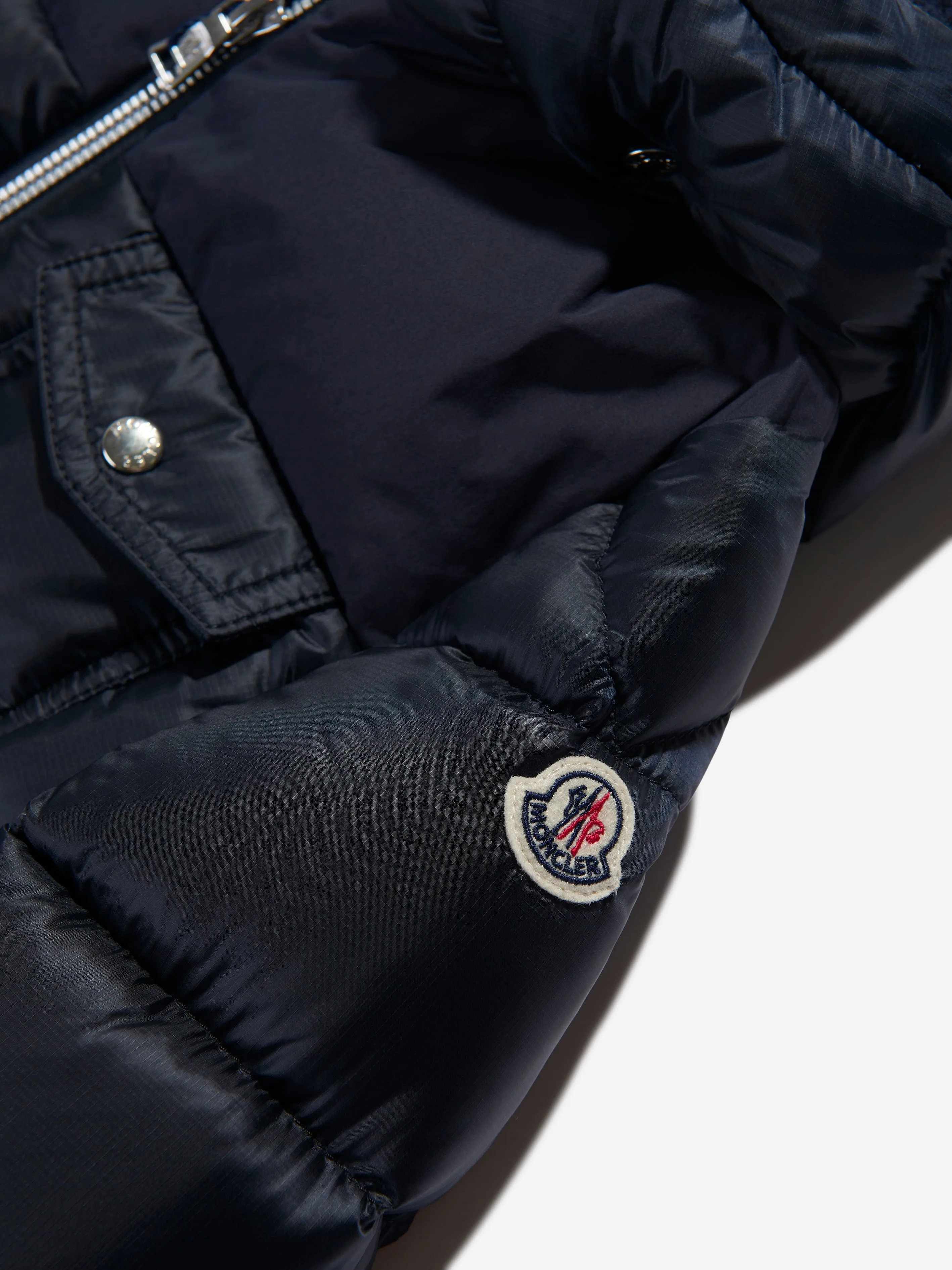 Moncler Enfant Boys Down Padded Eduard Jacket in Navy