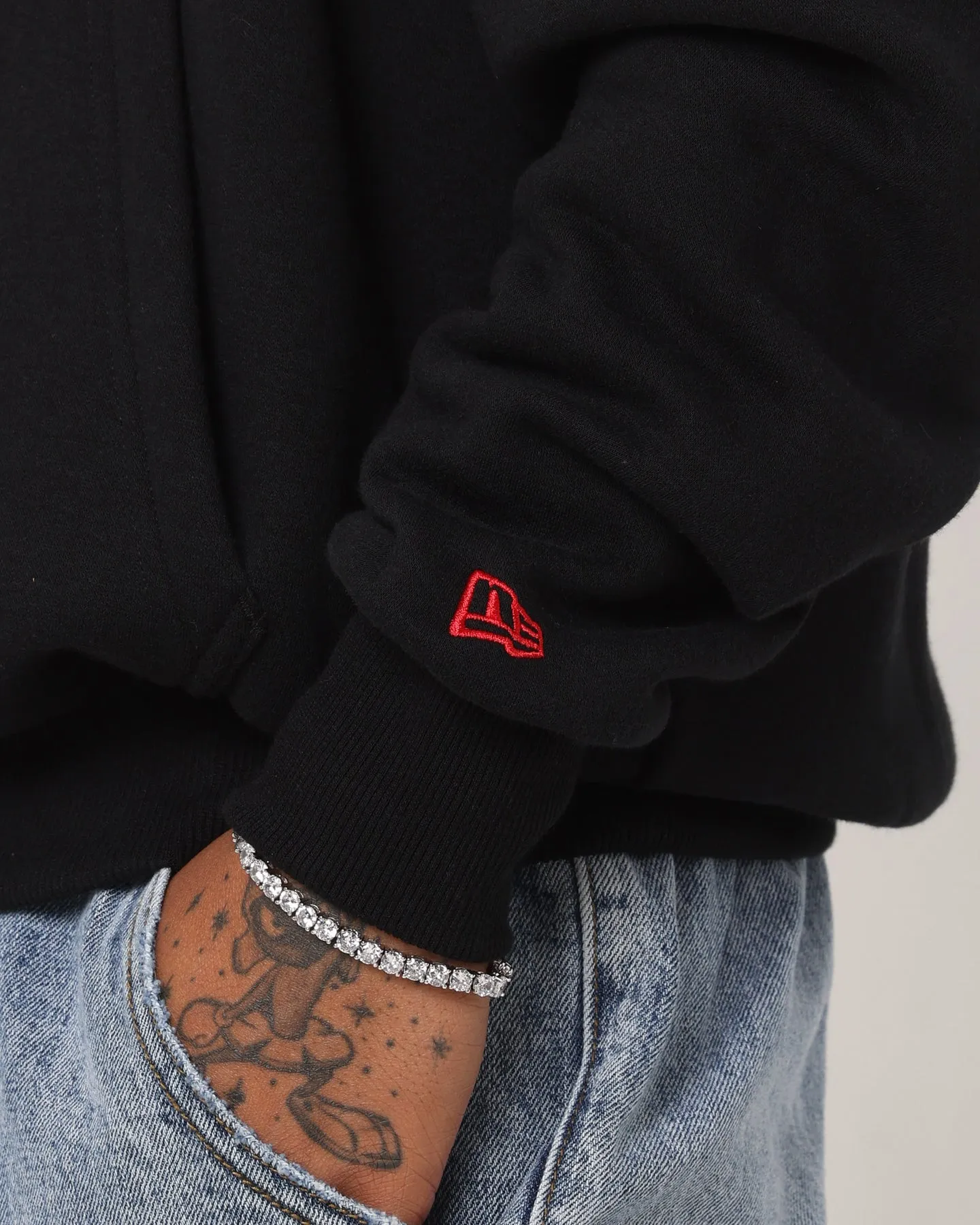 New Era New York Yankees Hoodie Black/Red