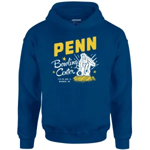 Penn Bowling Center - Warren, PA - Vintage Bowling Alley - Unisex Hoodie