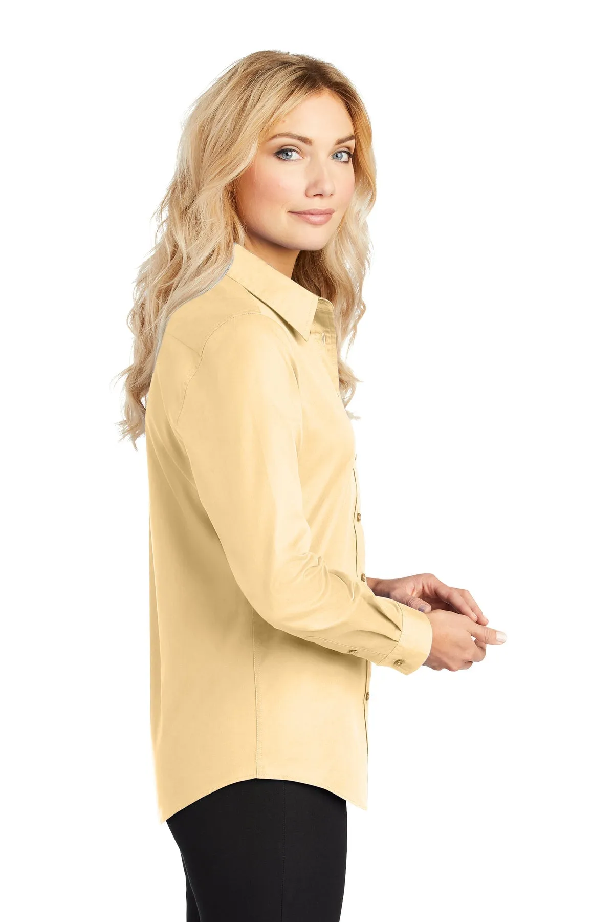 Port Authority Ladies Custom Easy Care Shirts, Yellow