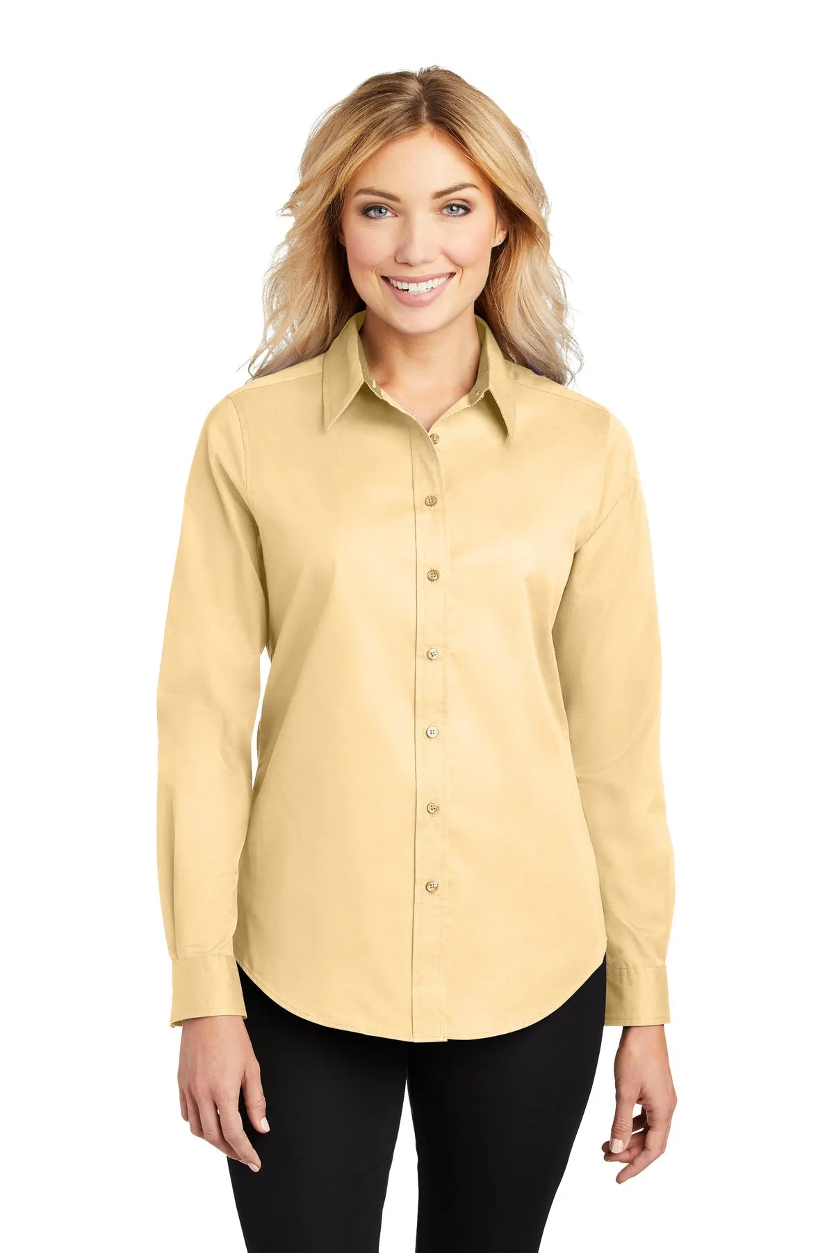 Port Authority Ladies Custom Easy Care Shirts, Yellow