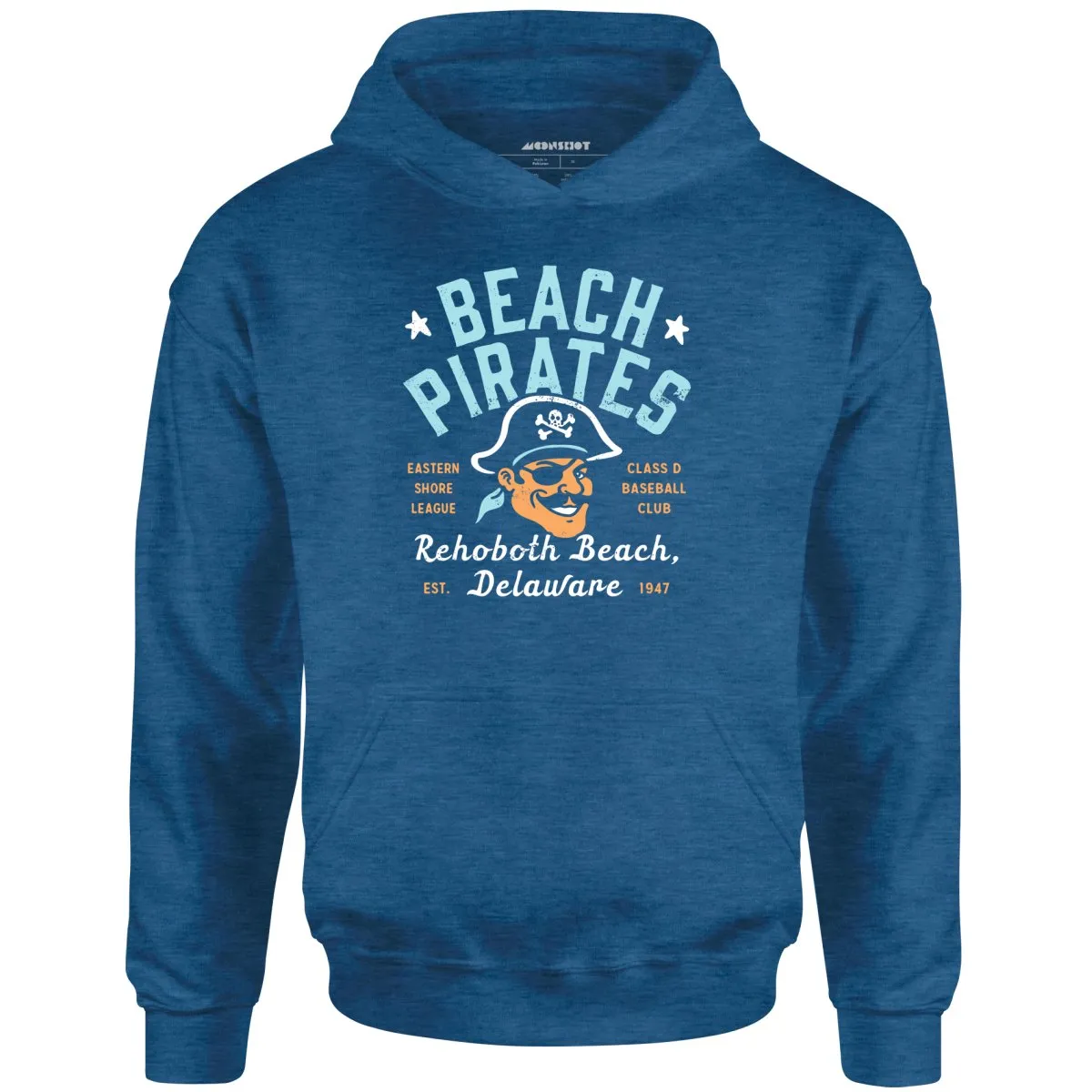 Rehoboth Beach Pirates - Delaware - Vintage Defunct Baseball Teams - Unisex Hoodie