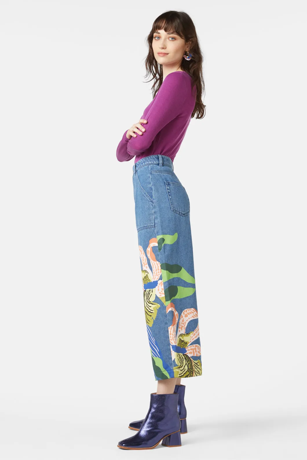 Rib Merino Crew Neck Top