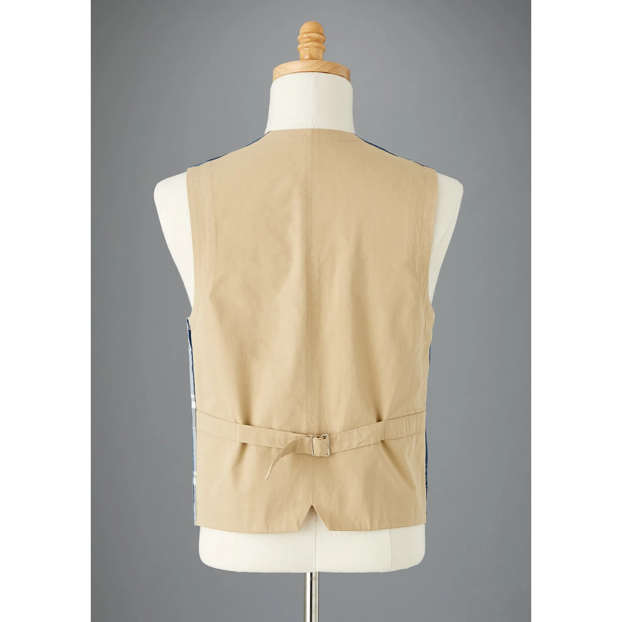 Rugged Madras Suit Vest