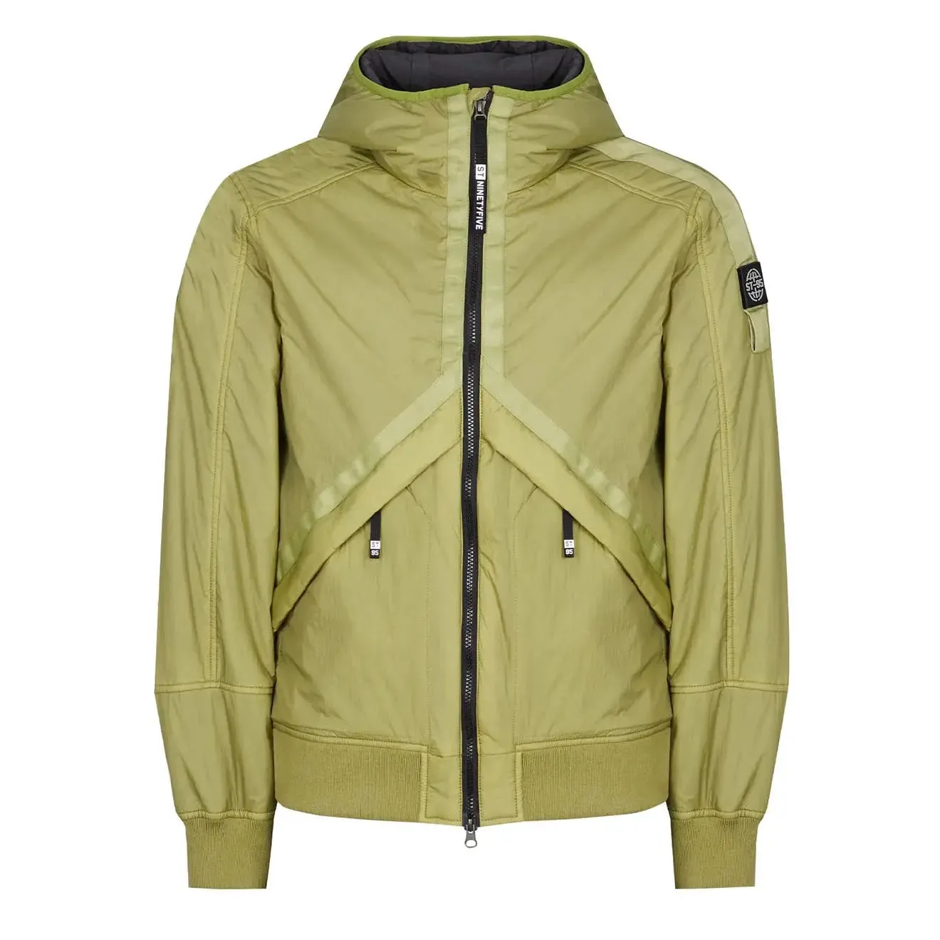 ST95 Helio Hooded Padded Blouson Light Green