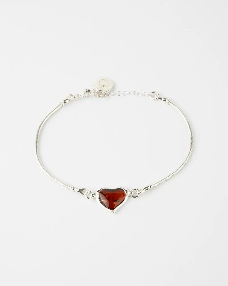 Subtle Heart Bracelet - Handcrafted 925 Sterling Silver Jewelry | Luxurious & Elegant