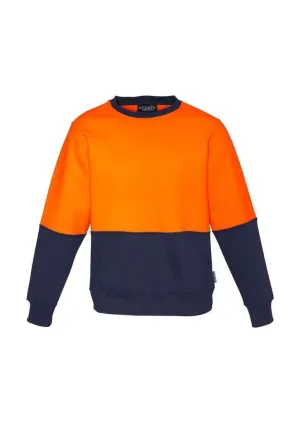 Syzmik Workwear Unisex Hi Vis Crew Sweatshirt ZT475