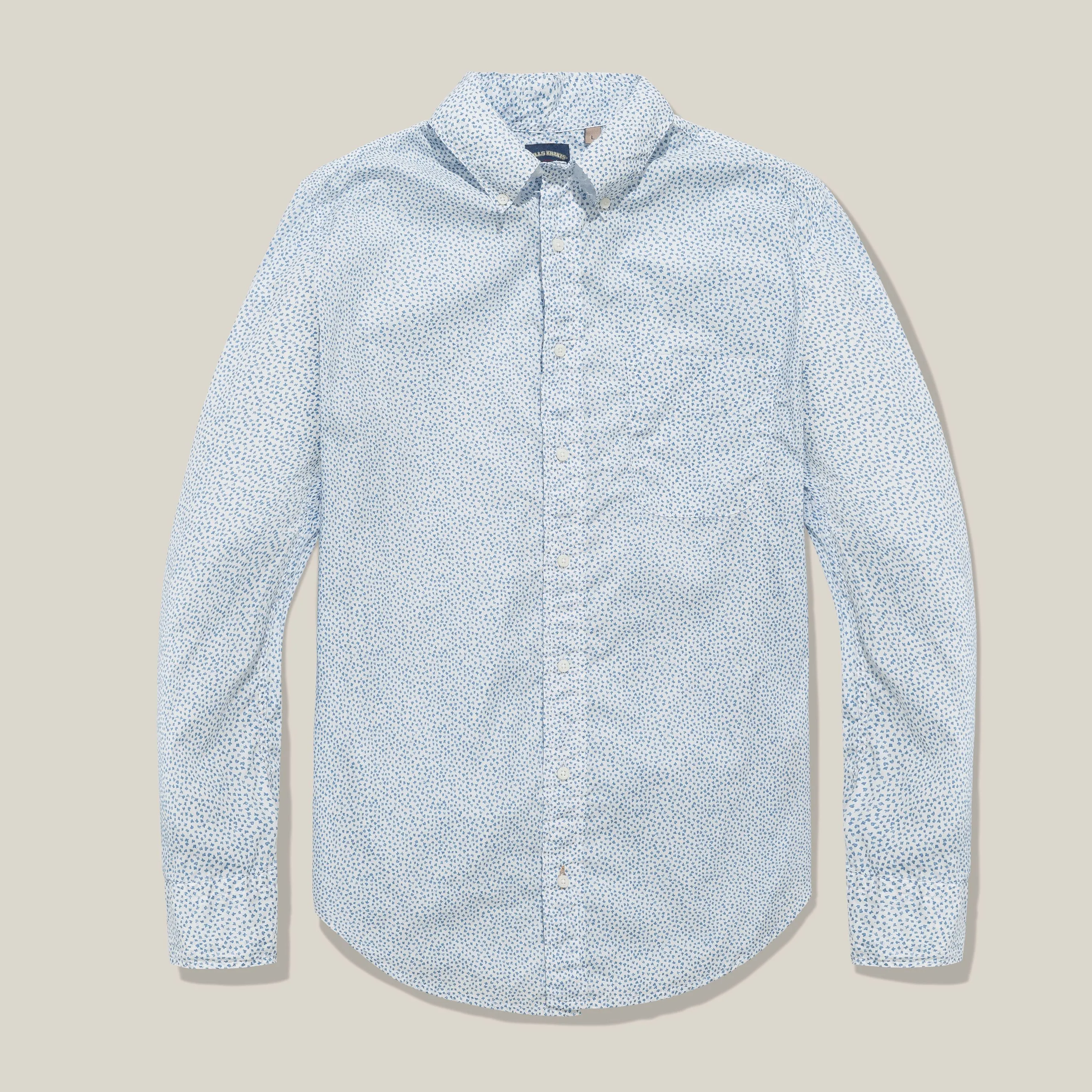 Tailored Fit Shirt- White Print