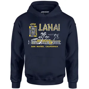The Lanai - San Mateo, CA - Vintage Tiki Bar - Unisex Hoodie