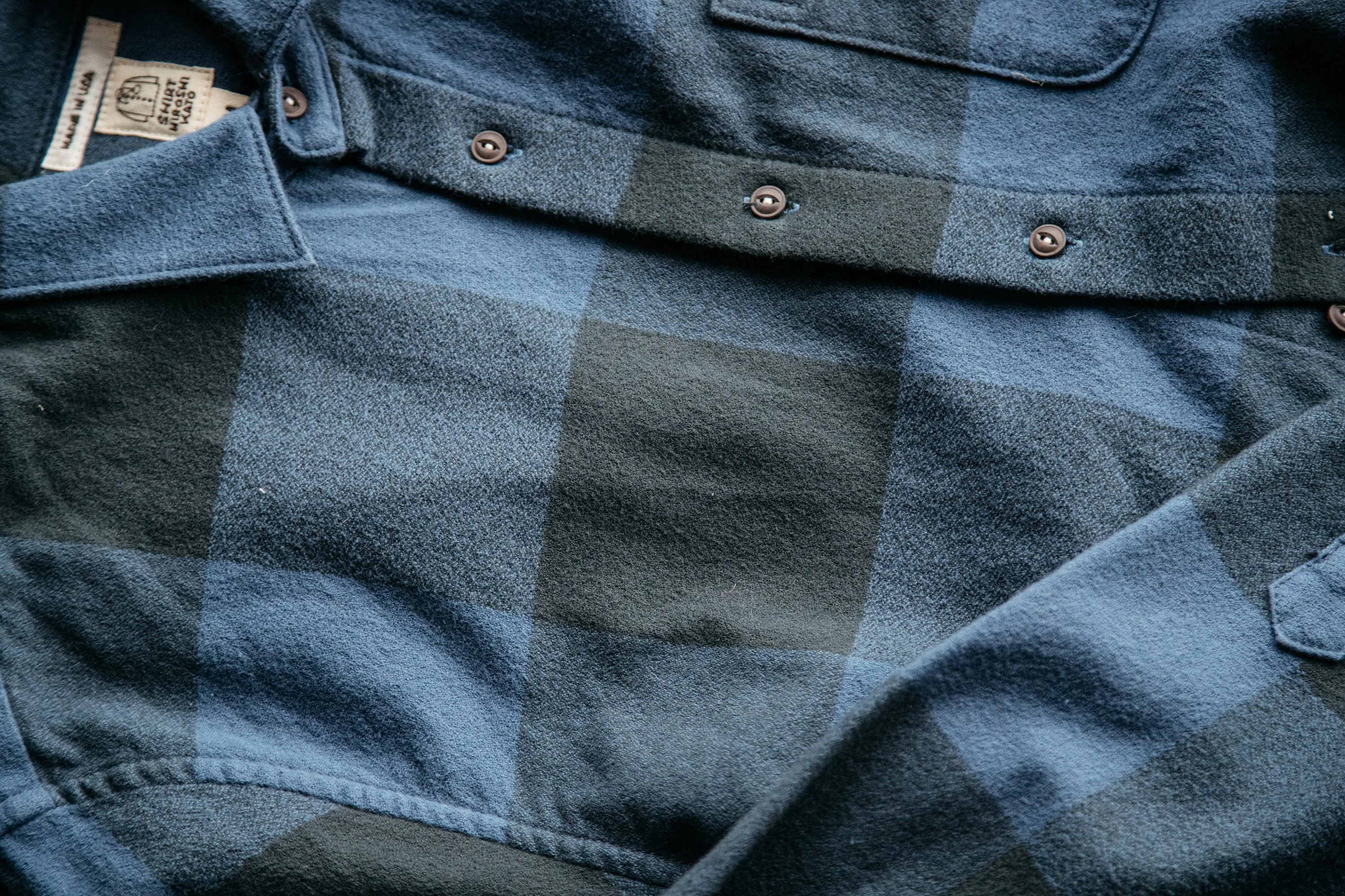 The Ripper Organic Cotton Plaid - Navy Blue