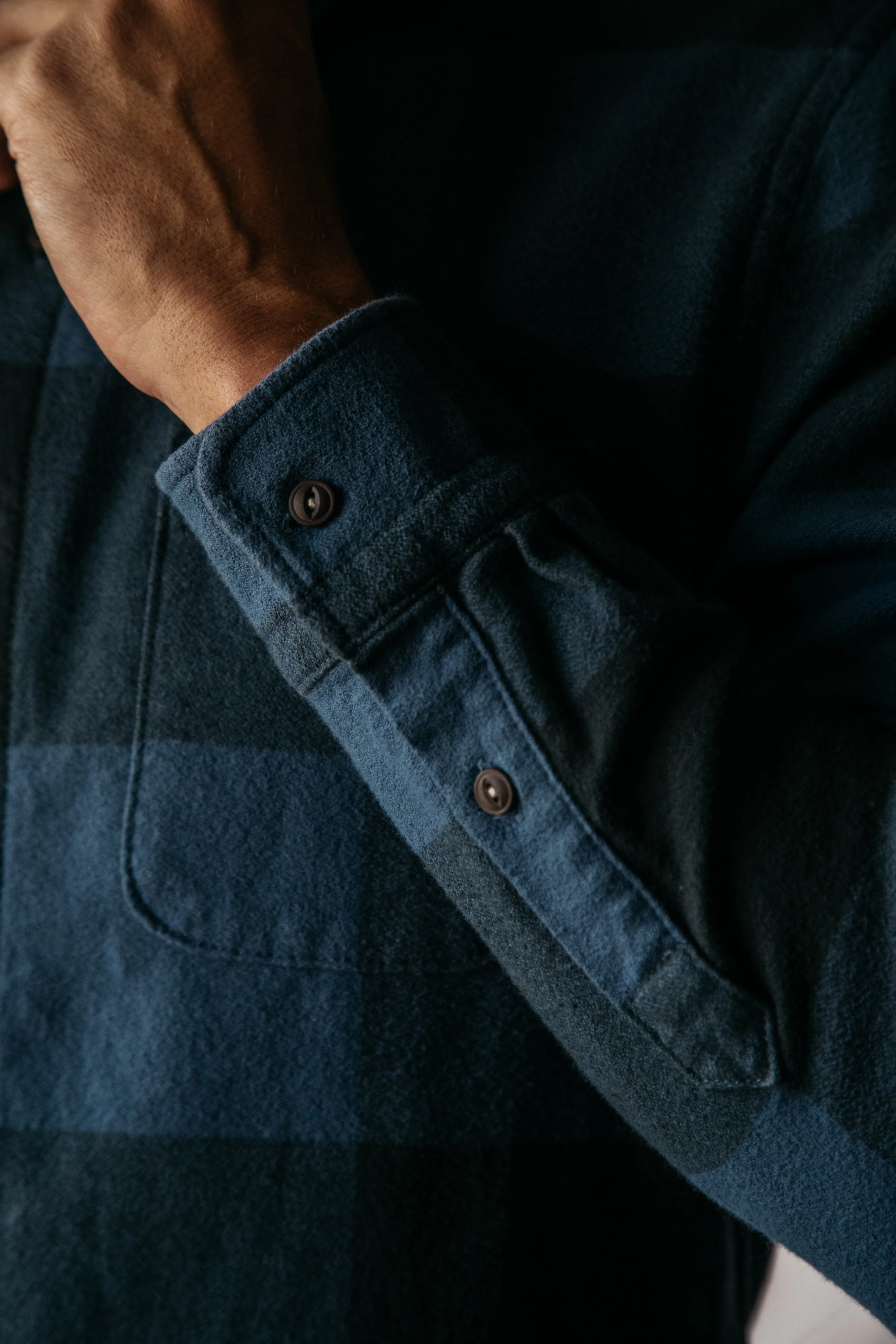 The Ripper Organic Cotton Plaid - Navy Blue