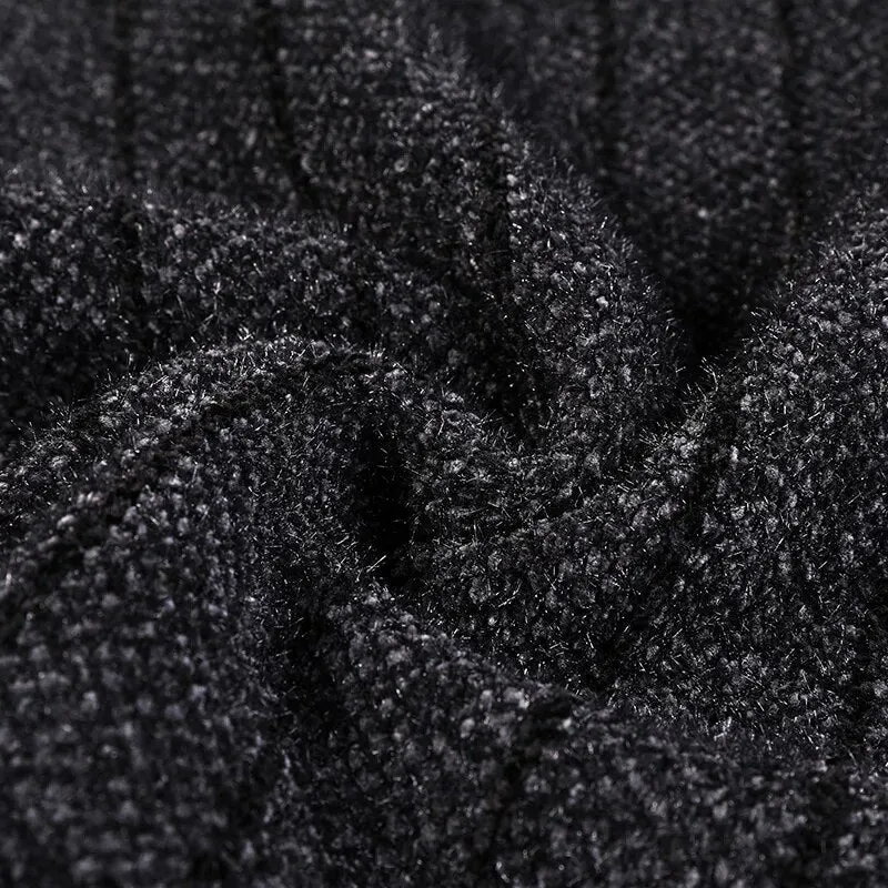 Thick Knitted Striped Warm Sweater