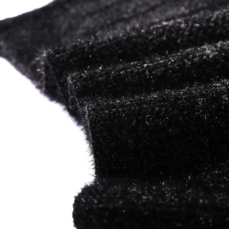 Thick Knitted Striped Warm Sweater
