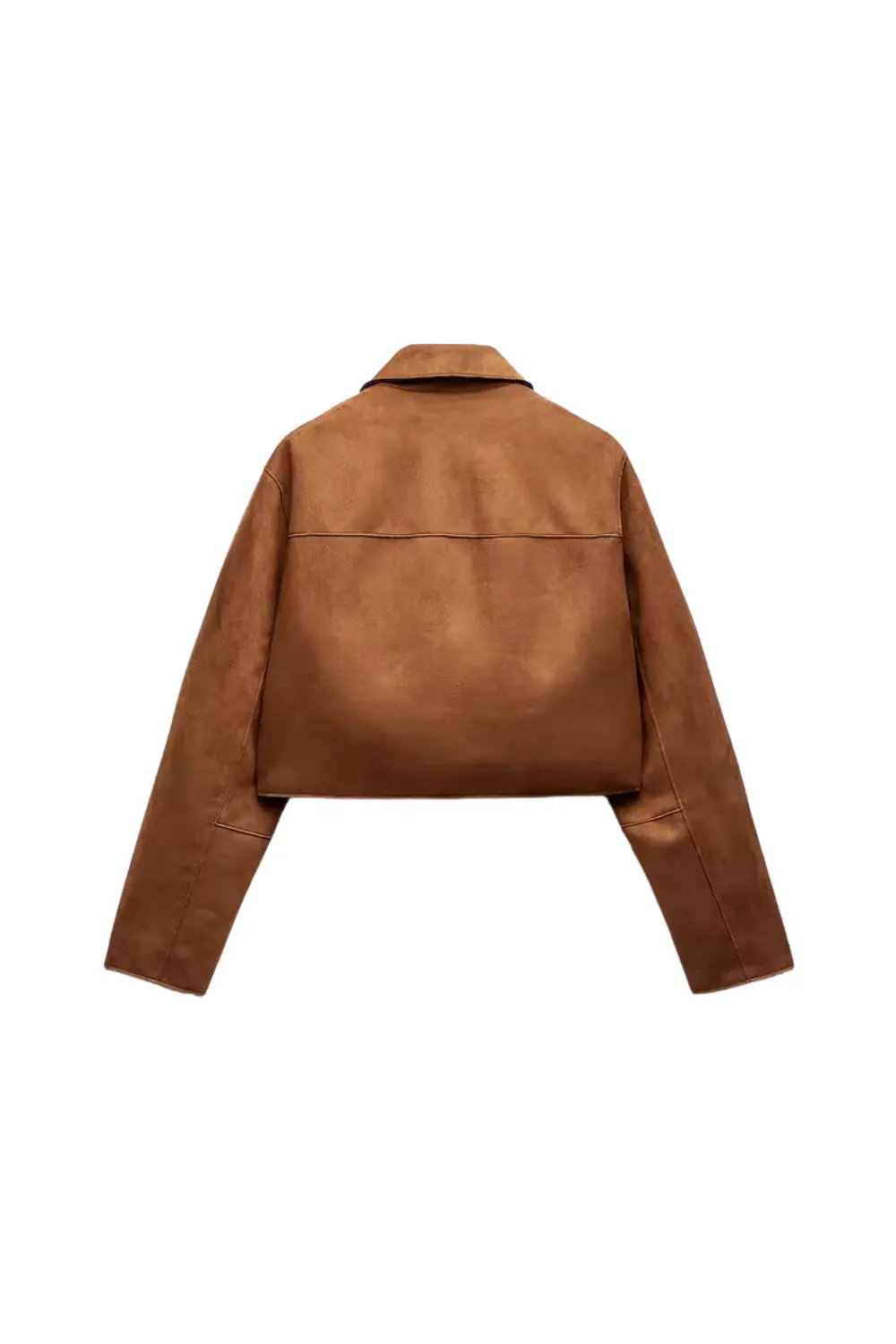 'Victoria' Faux Suede Short Jacket & Pleated Skirt Set (Sold Separately)