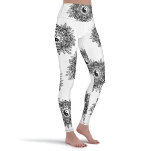 White Yinyang Mandala